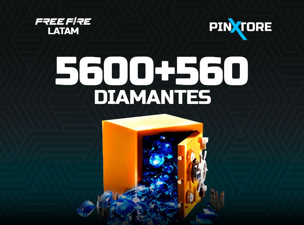 5600 Diamantes + 560 bono